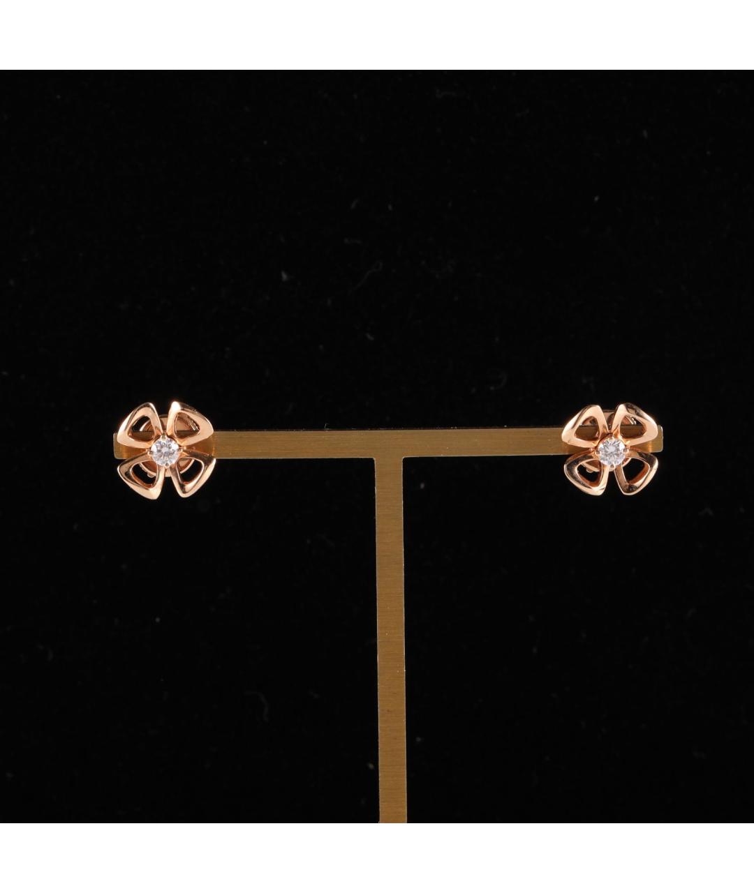 BVLGARI Золотые серьги из розового золота, фото 6