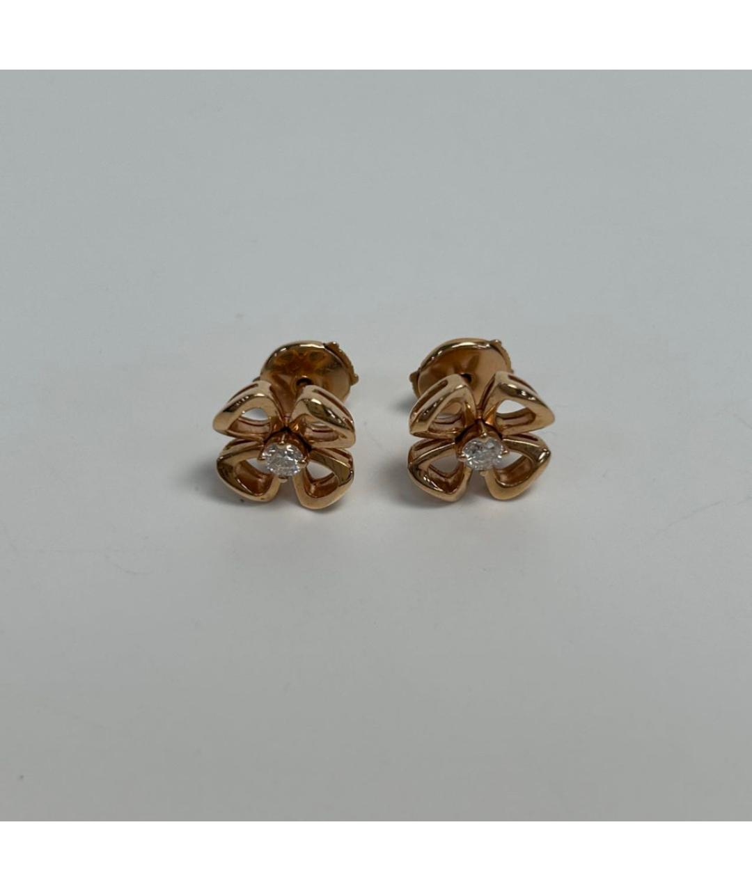BVLGARI Золотые серьги из розового золота, фото 7
