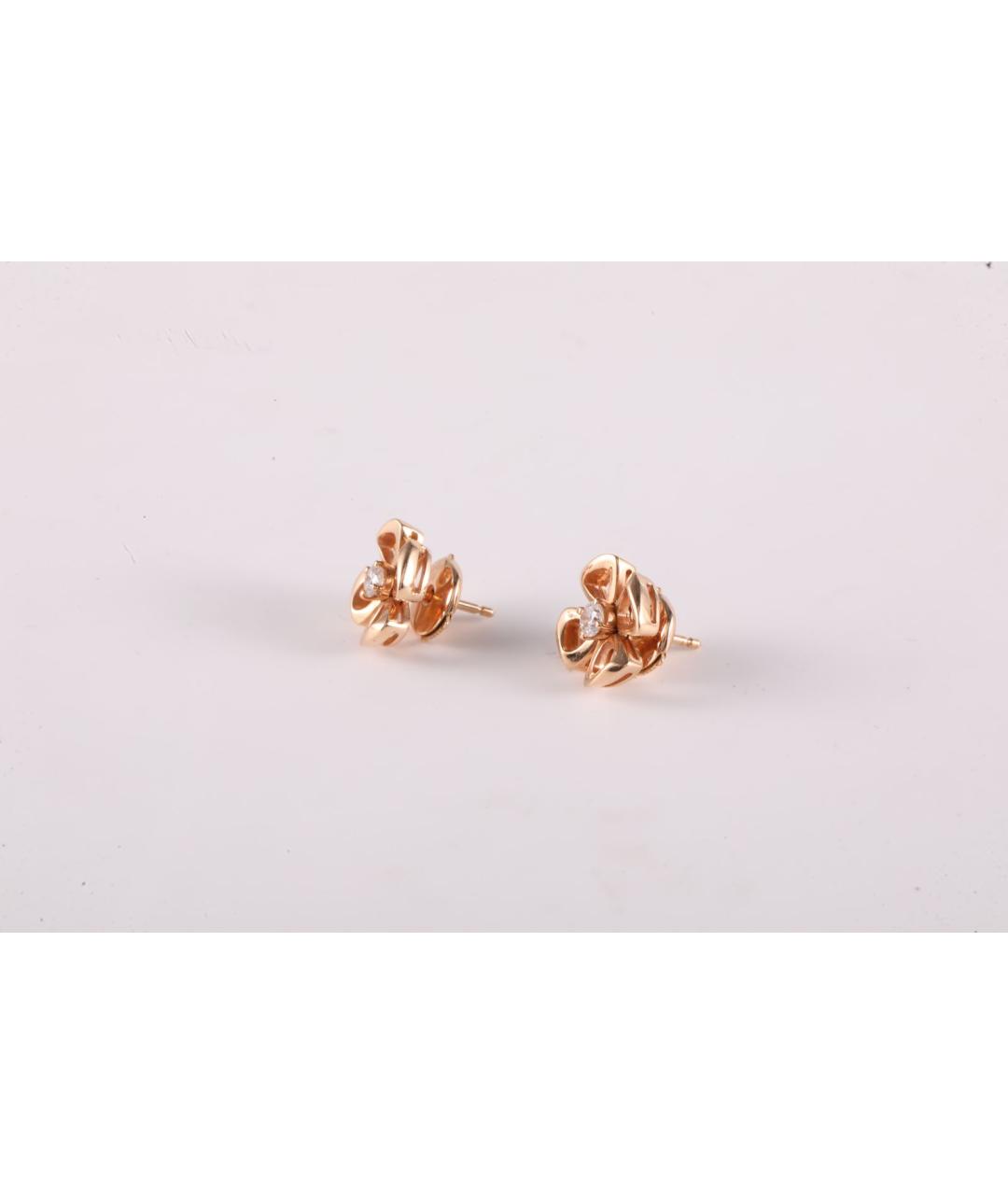 BVLGARI Золотые серьги из розового золота, фото 2
