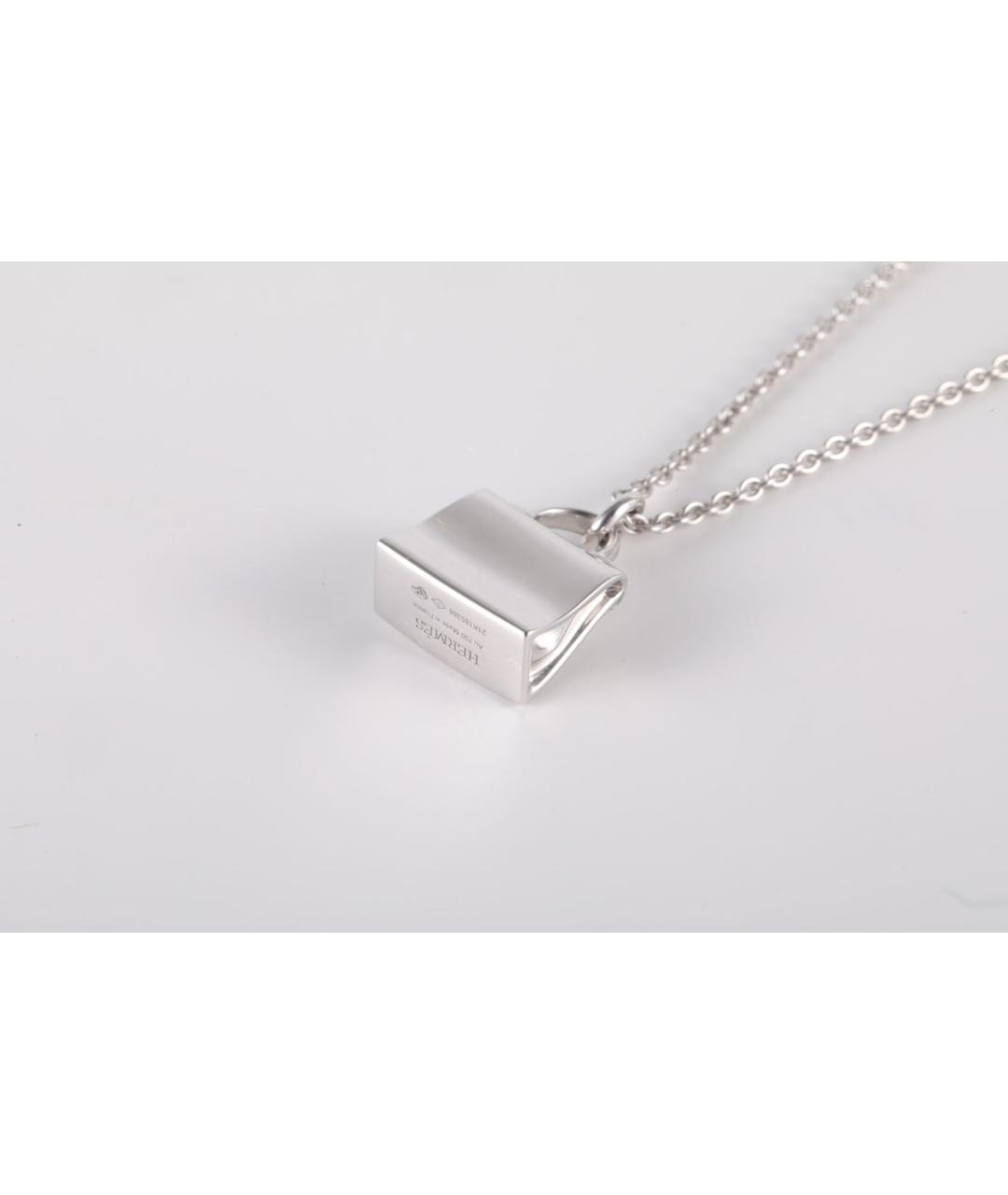 HERMES Серебряная подвеска из белого золота, фото 3