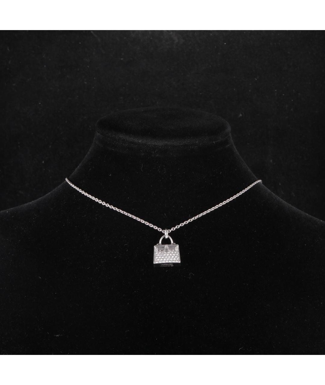 HERMES Серебряная подвеска из белого золота, фото 7