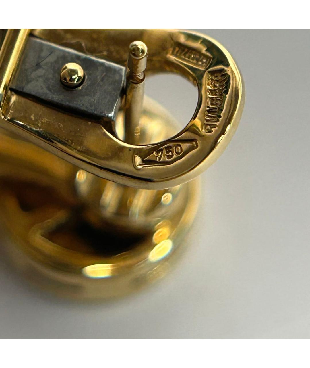 BVLGARI Золотые серьги из желтого золота, фото 9