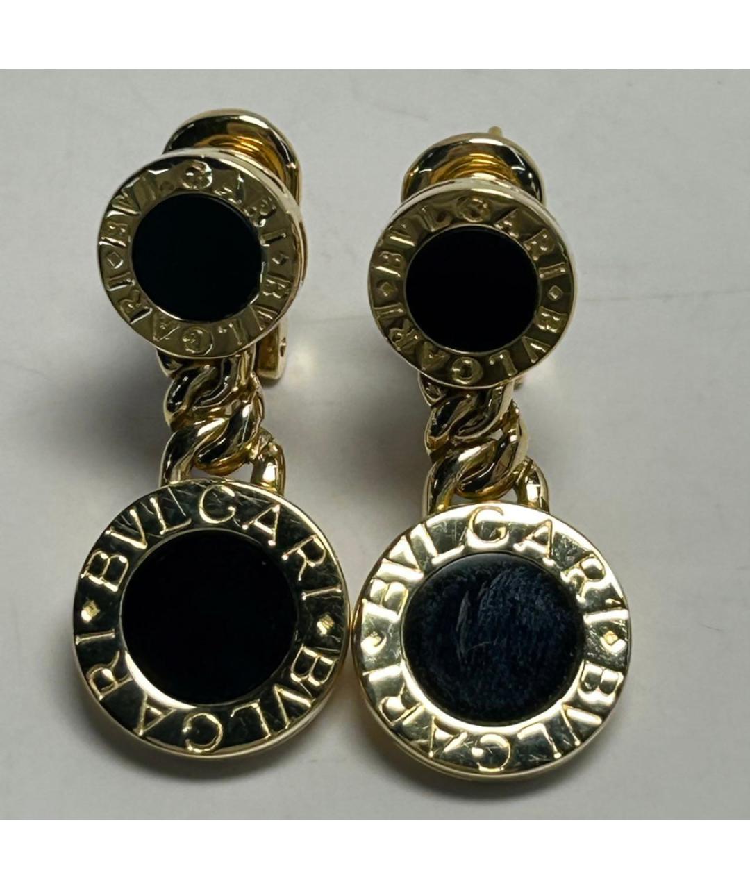 BVLGARI Золотые серьги из желтого золота, фото 8