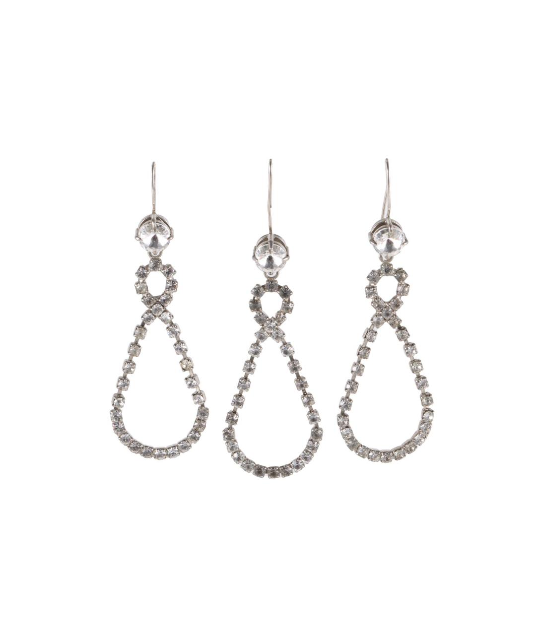 MIU MIU Серые металлические серьги, фото 1