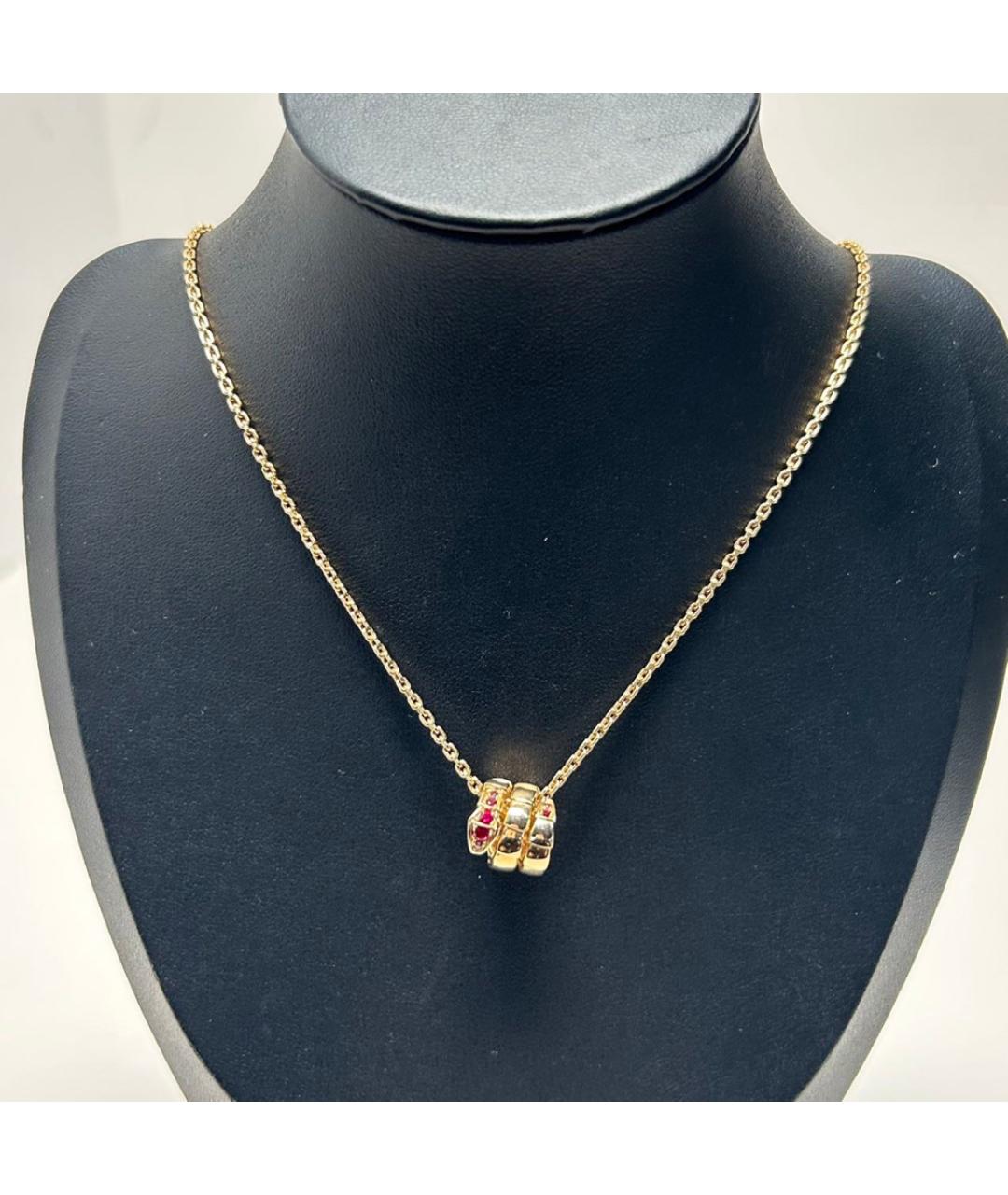 BVLGARI Золотая подвеска из розового золота, фото 8