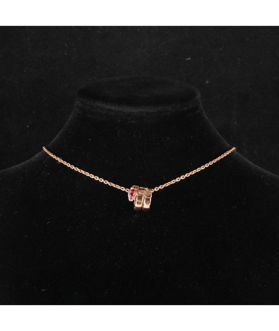 BVLGARI Золотая подвеска из розового золота, фото 7