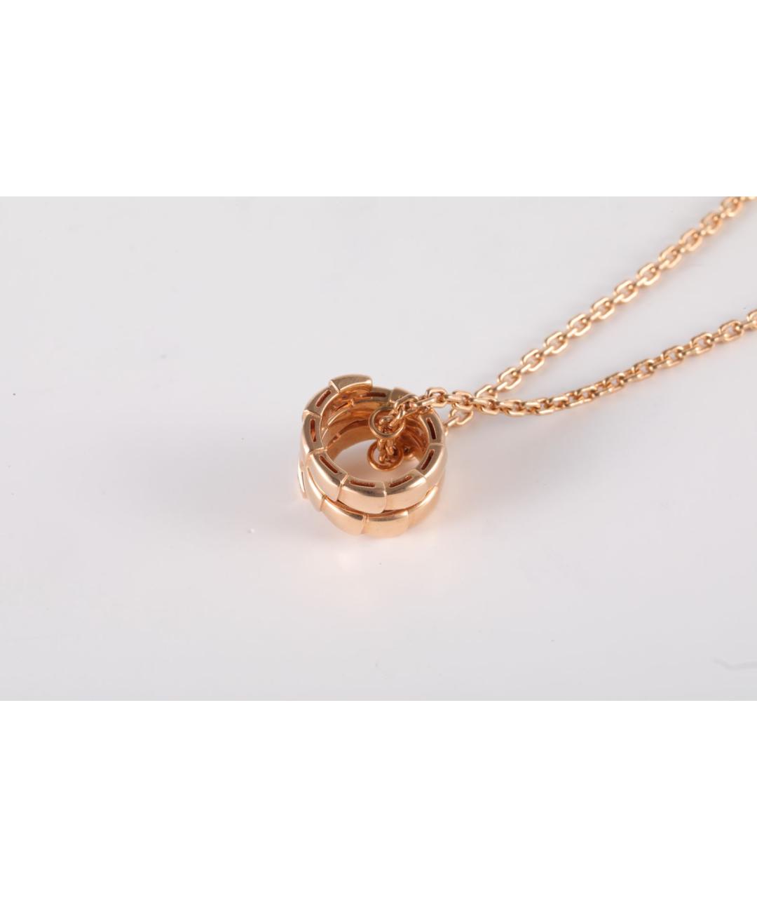 BVLGARI Золотая подвеска из розового золота, фото 3