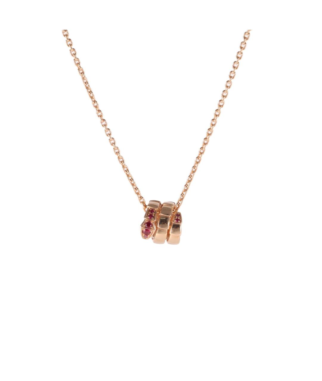 BVLGARI Золотая подвеска из розового золота, фото 1