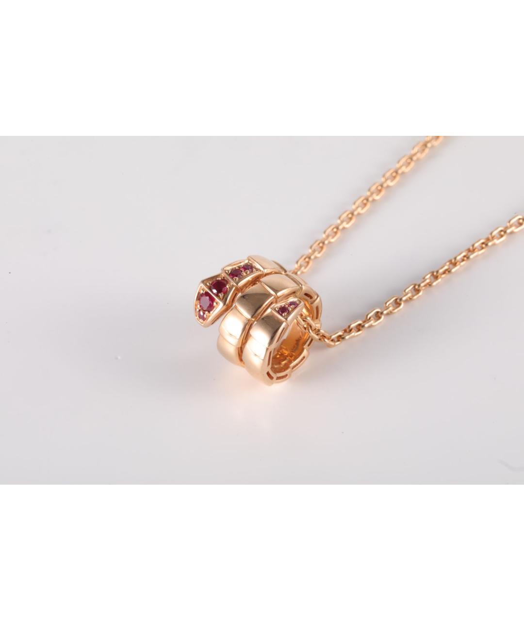 BVLGARI Золотая подвеска из розового золота, фото 2