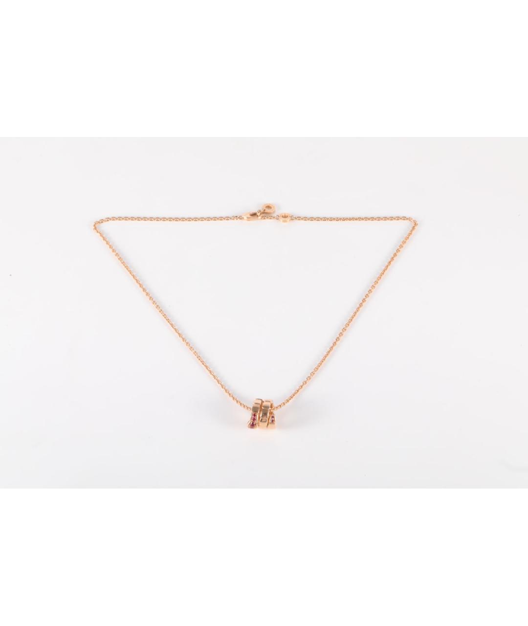 BVLGARI Золотая подвеска из розового золота, фото 6