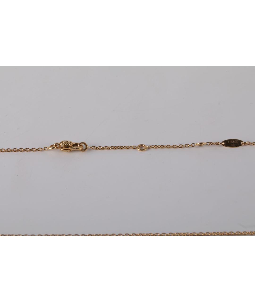 CHRISTIAN DIOR Черное колье из желтого золота, фото 5