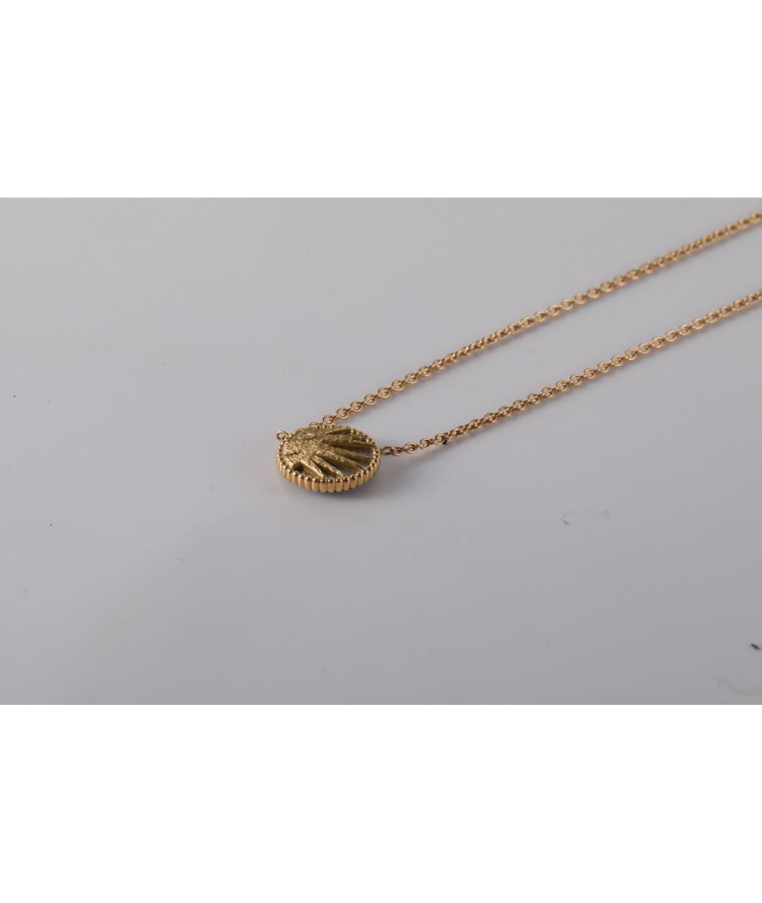 CHRISTIAN DIOR Черное колье из желтого золота, фото 3