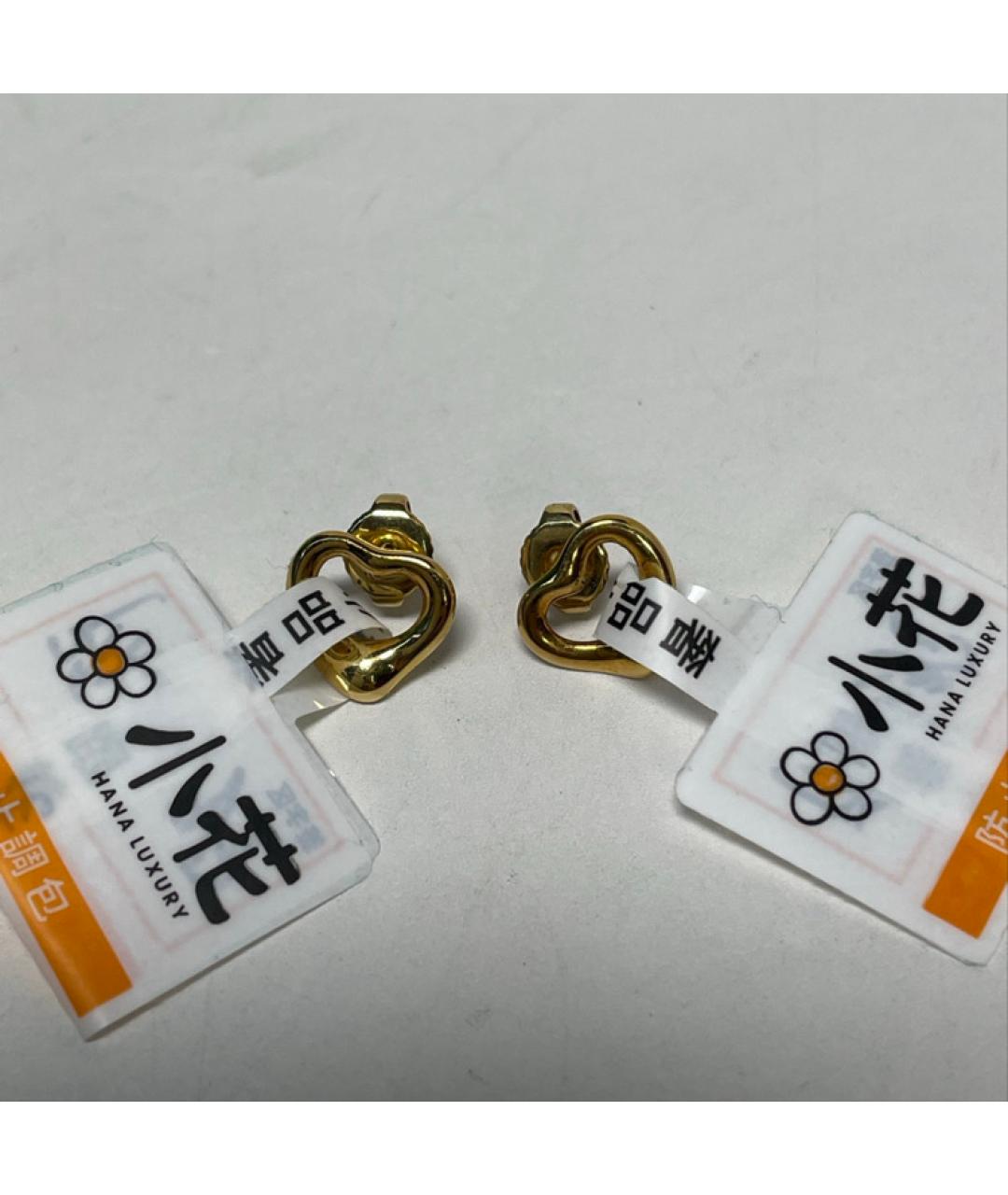 TIFFANY&CO Золотые серьги из желтого золота, фото 8