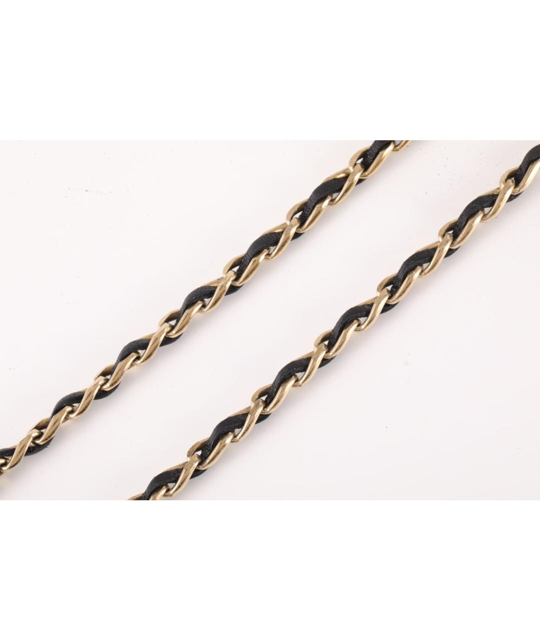 CHANEL Золотая металлическая подвеска, фото 4