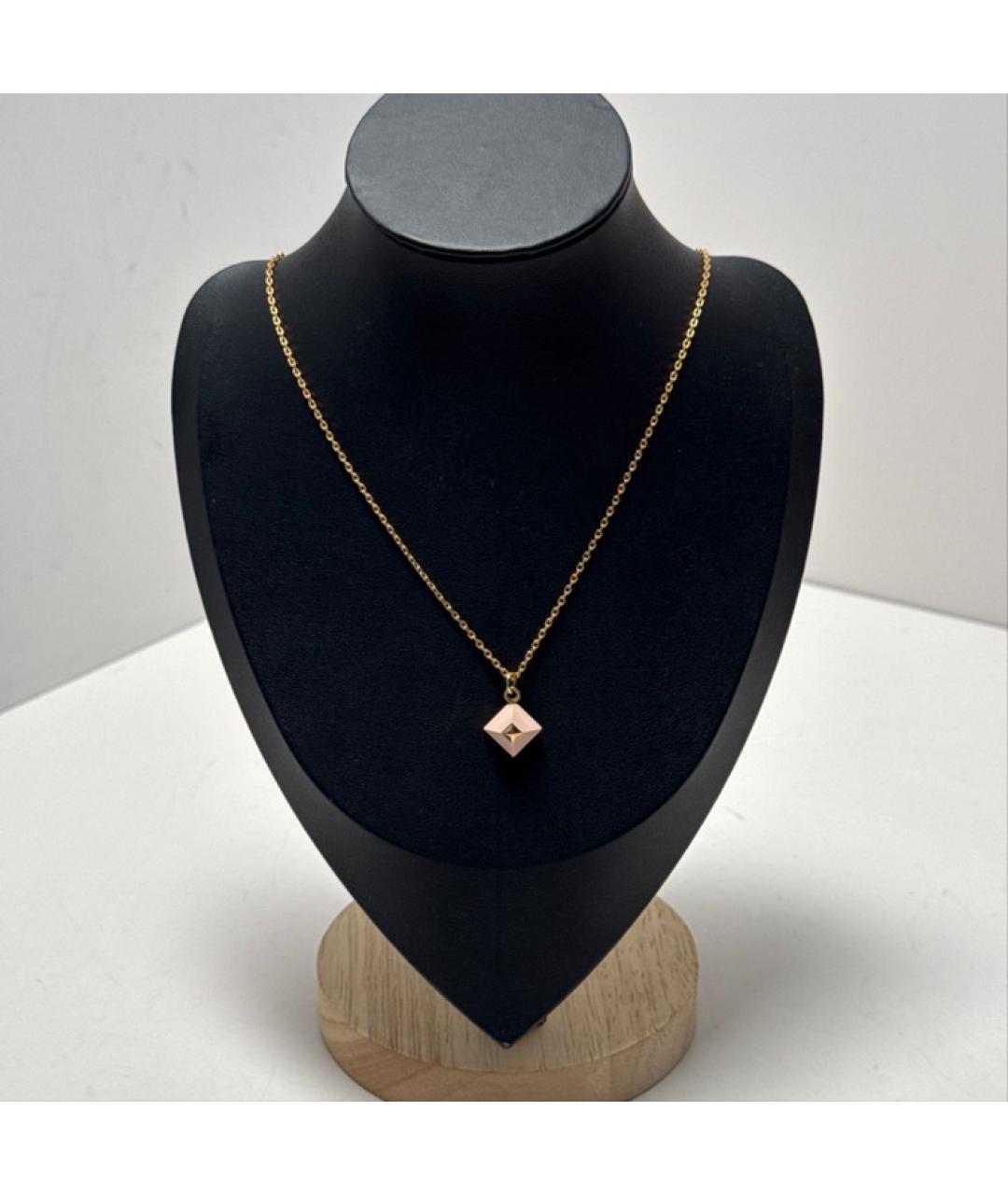 HERMES Золотое металлическое колье, фото 8