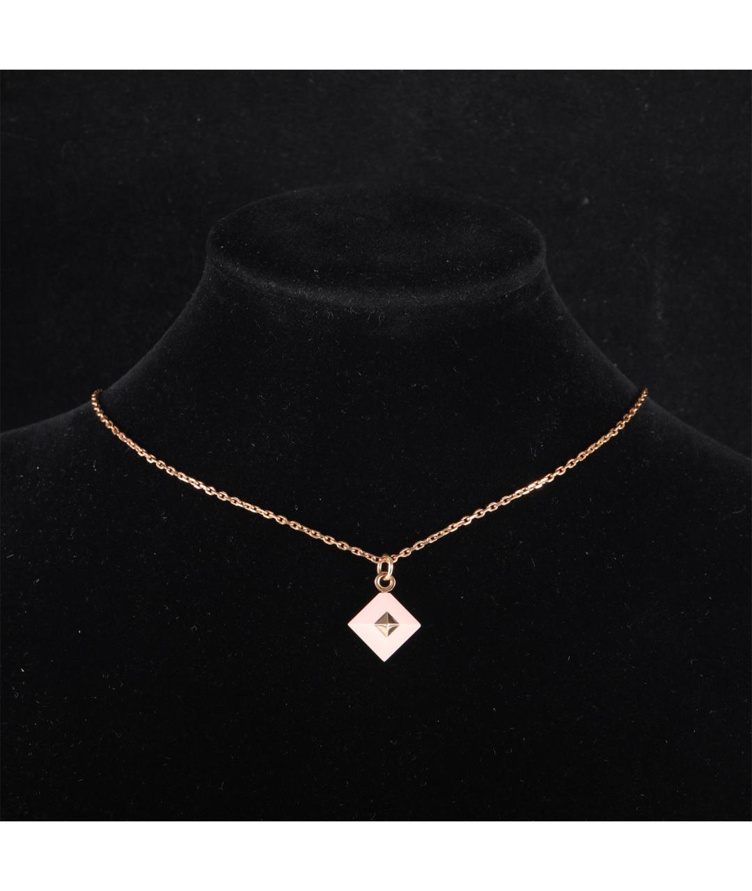 HERMES Золотое металлическое колье, фото 7