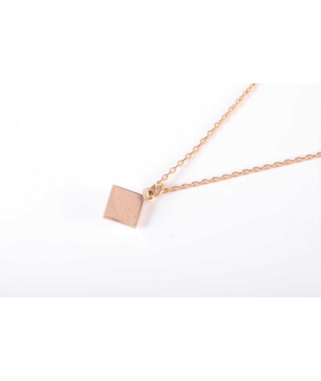 HERMES Золотое металлическое колье, фото 3