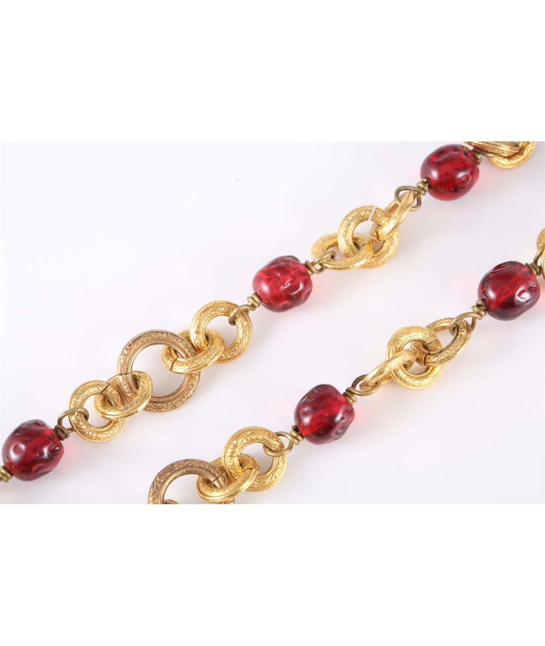 CHANEL Золотое металлическое колье, фото 5