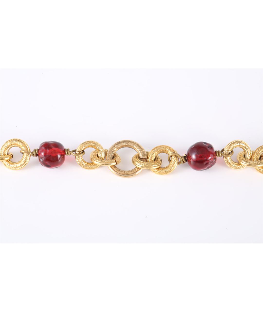 CHANEL Золотое металлическое колье, фото 6