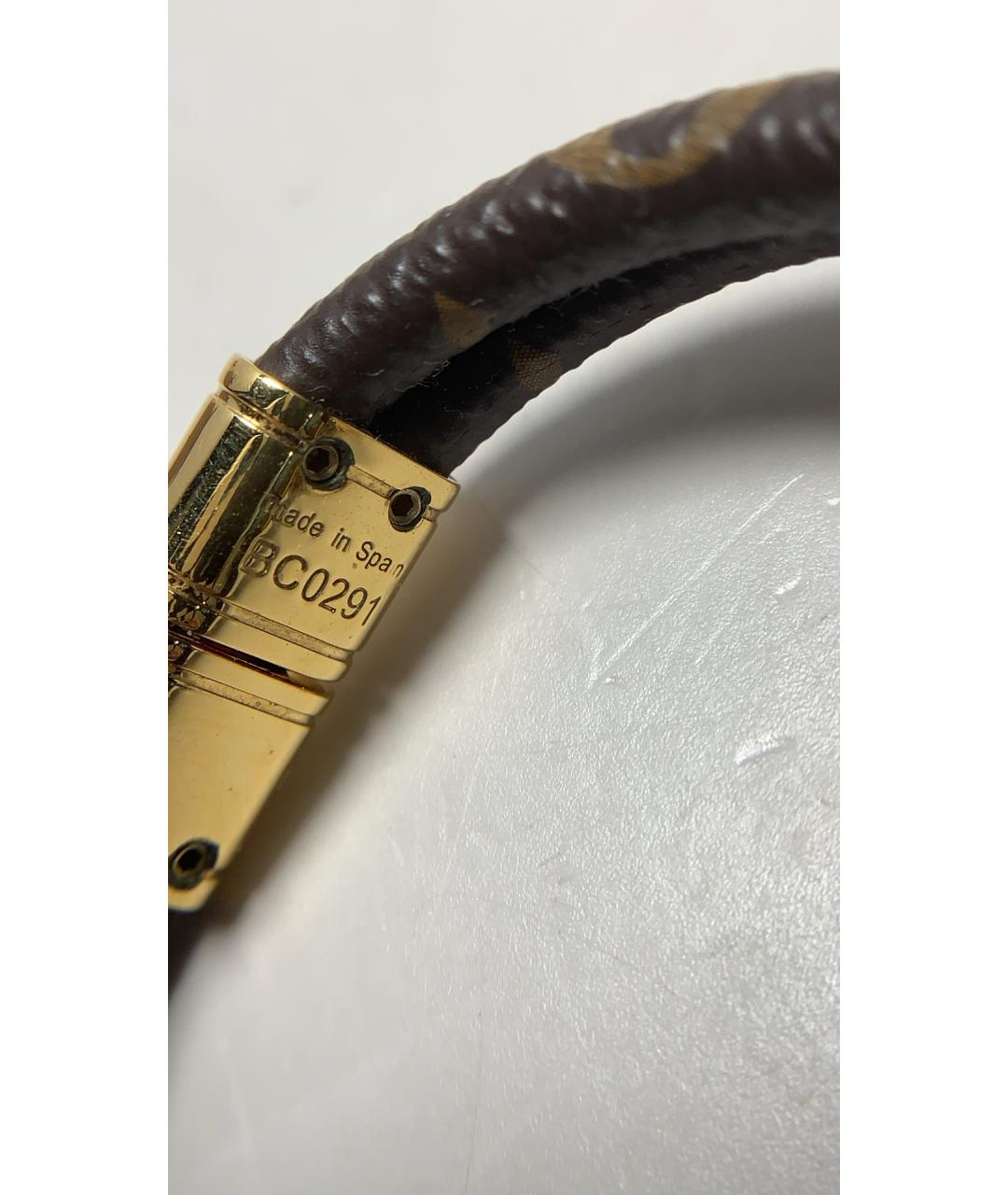 LOUIS VUITTON Коричневый браслет, фото 7