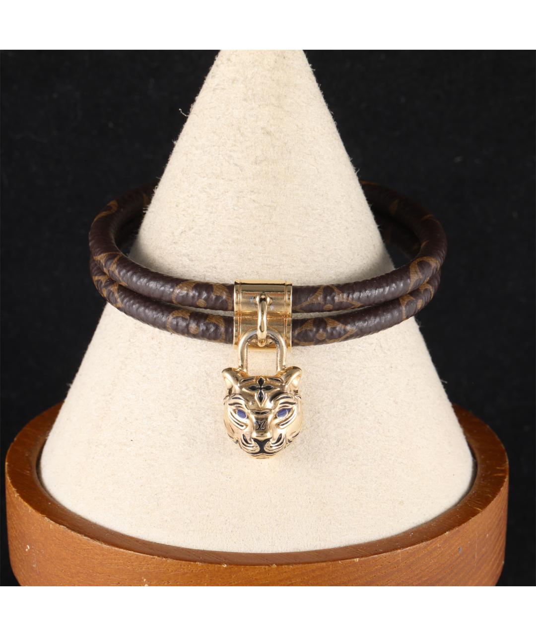 LOUIS VUITTON Коричневый браслет, фото 5