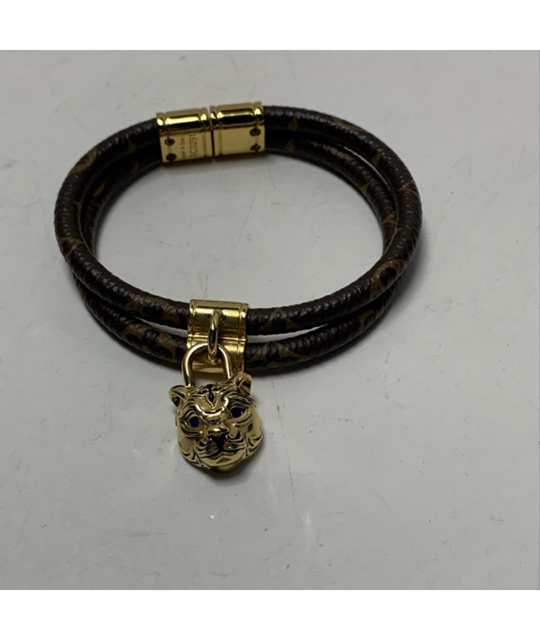 LOUIS VUITTON Коричневый браслет, фото 6