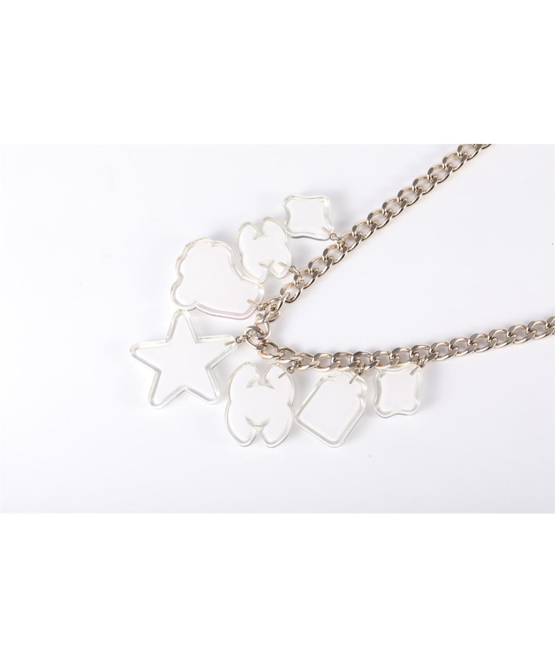 CHANEL Золотое металлическое колье, фото 3