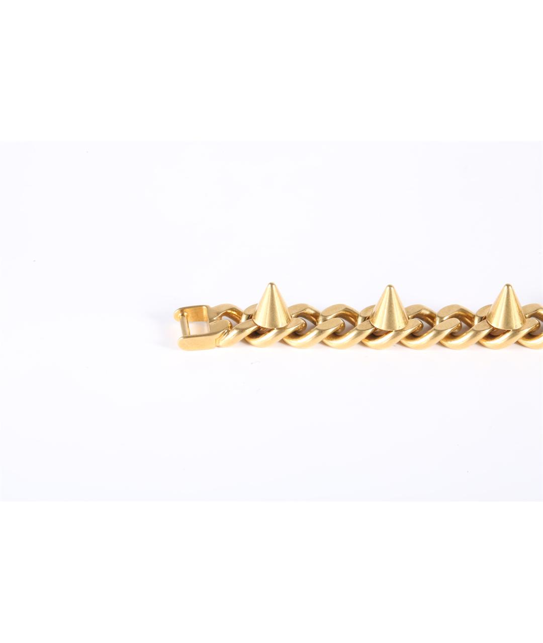 CHRISTIAN DIOR Золотой металлический браслет, фото 4