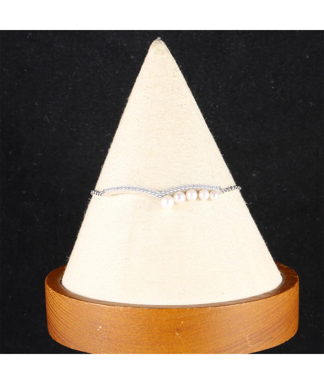 CHAUMET Серебрянный браслет из белого золота, фото 7