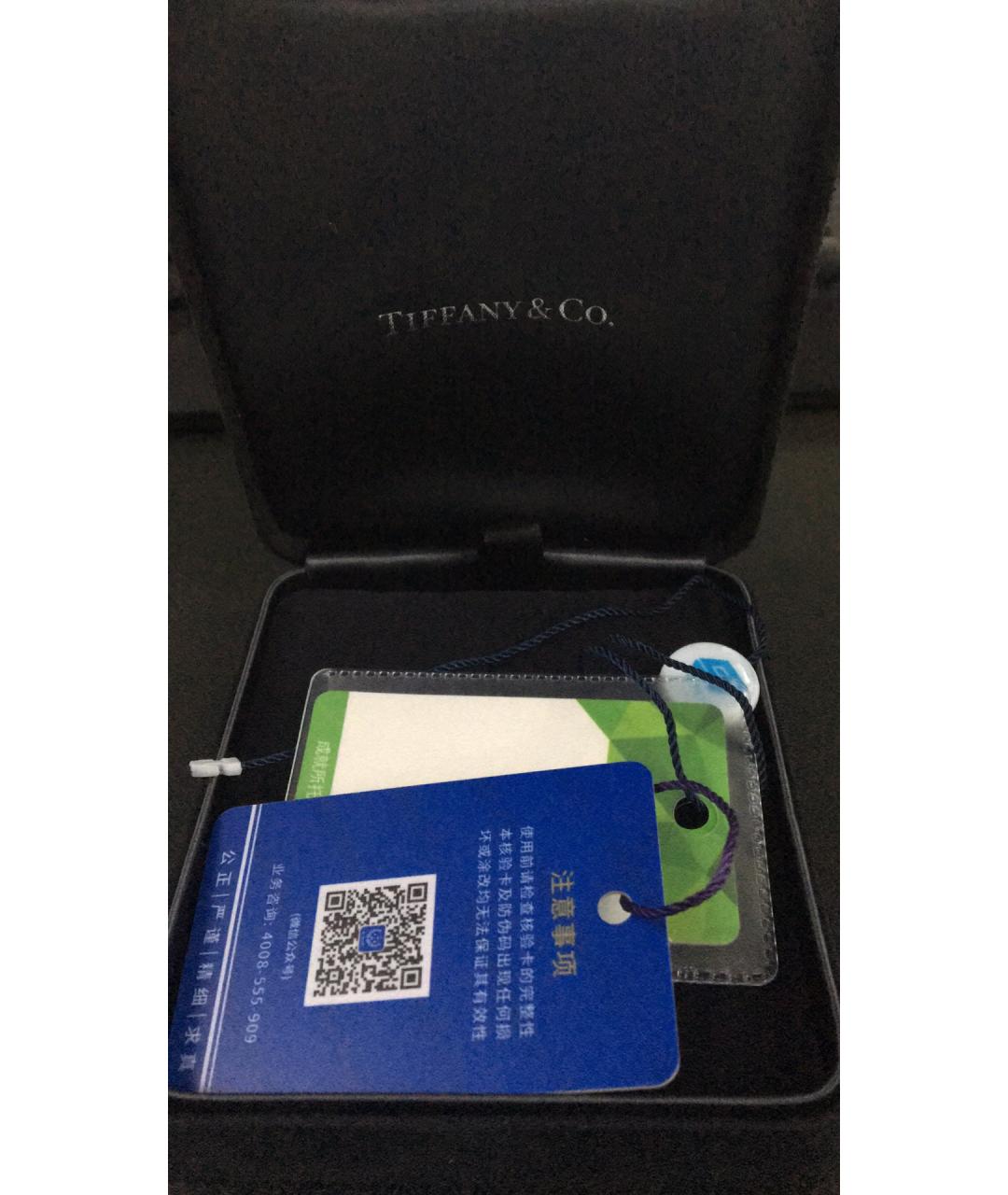 TIFFANY&CO Серое платиновое колье, фото 9