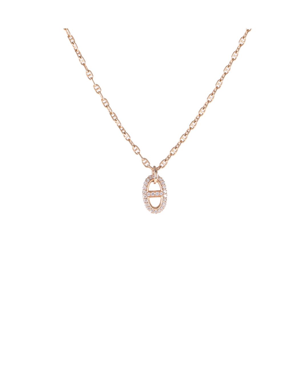 HERMES Золотое колье из розового золота, фото 1