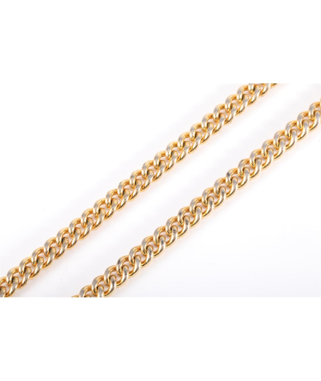 CHRISTIAN DIOR Золотое металлическое колье, фото 4