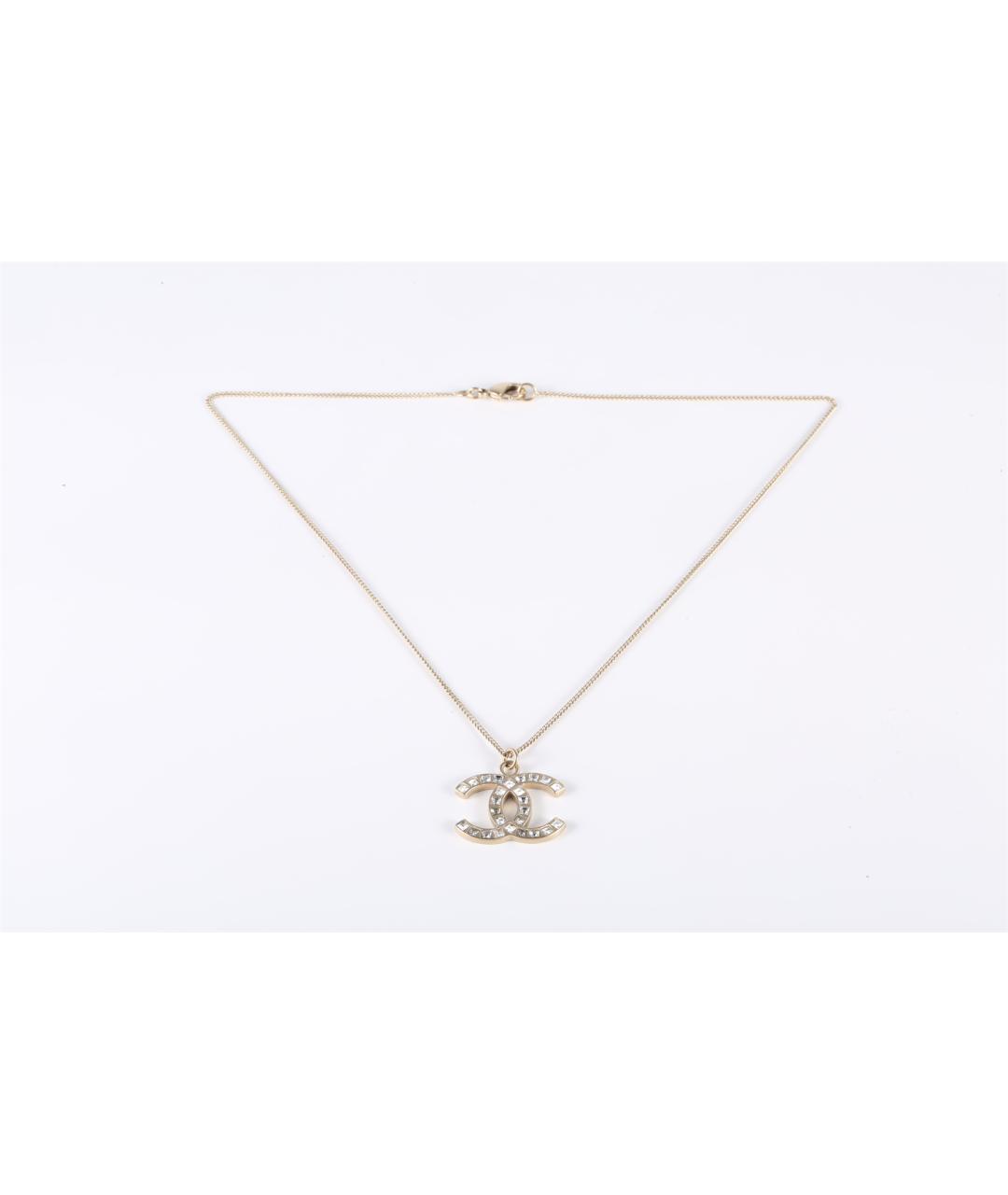 CHANEL Золотая металлическая подвеска, фото 6