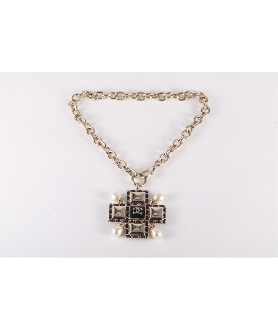 CHANEL Металлическое колье, фото 6