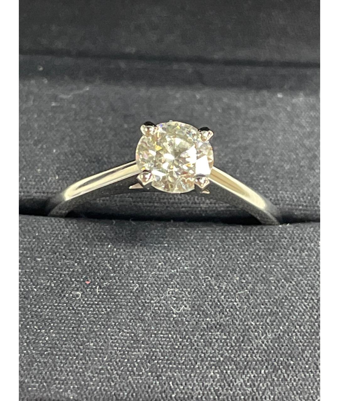 DE BEERS Серебряное платиновое кольцо, фото 8