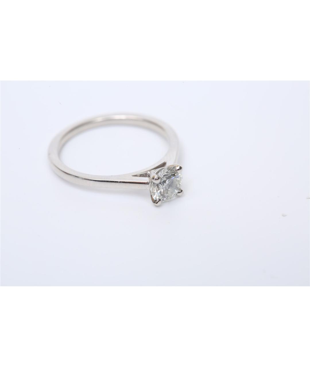 DE BEERS Серебряное платиновое кольцо, фото 5