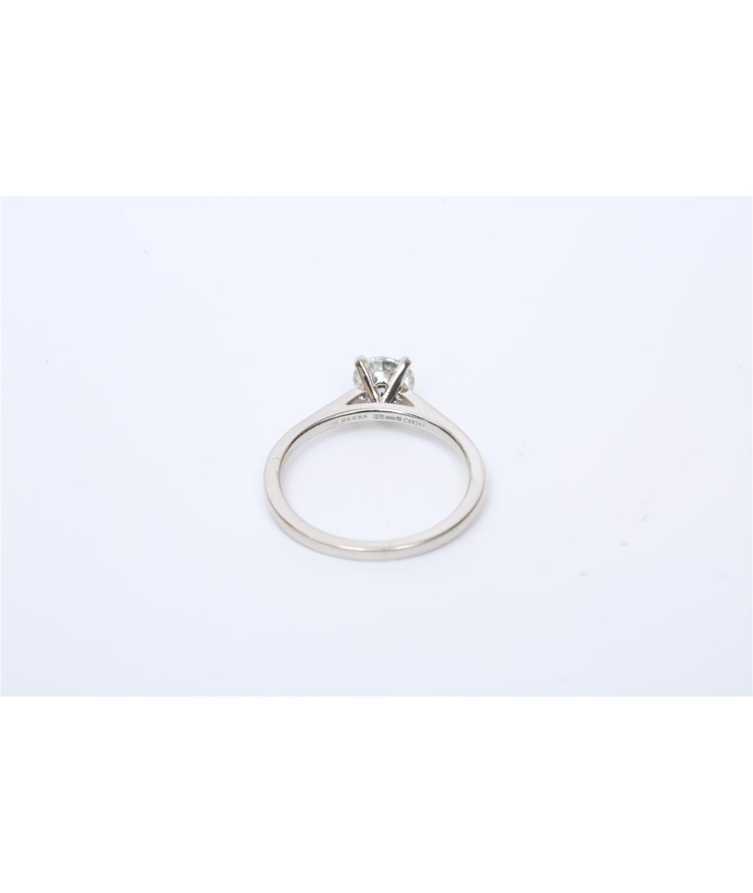 DE BEERS Серебряное платиновое кольцо, фото 3