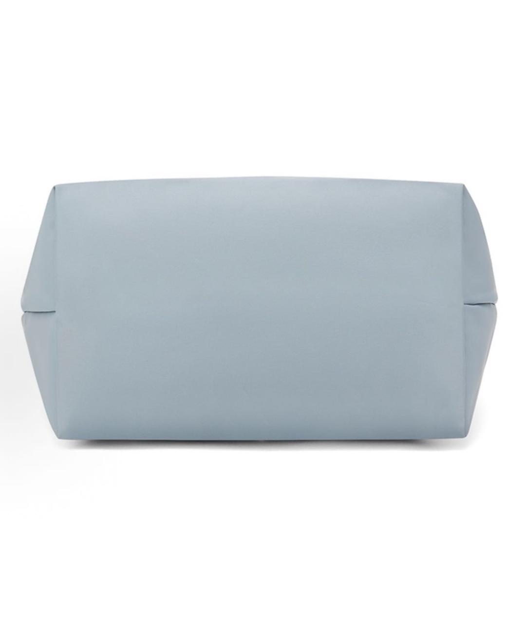 LONGCHAMP Голубая тканевая сумка тоут, фото 4