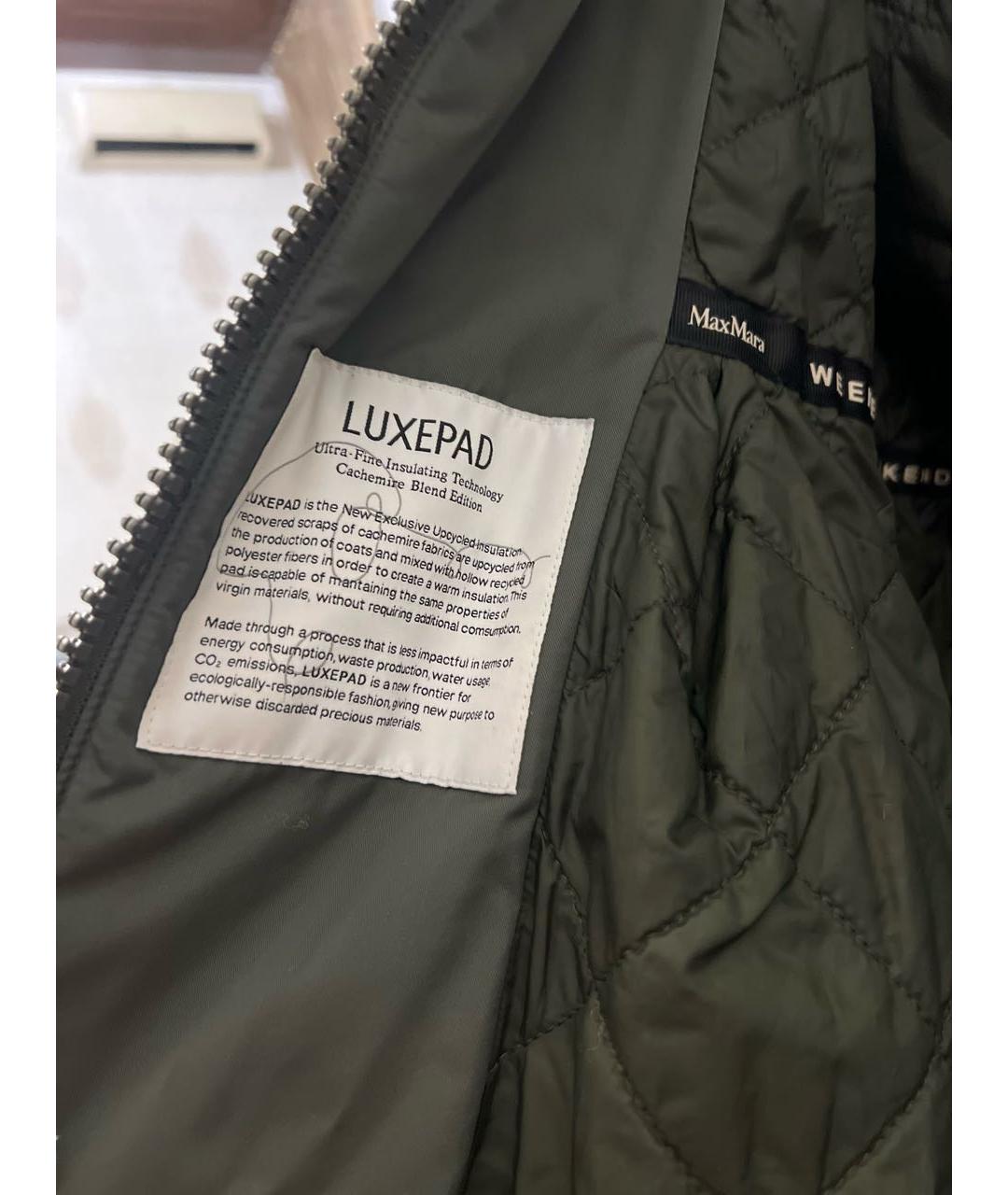 WEEKEND MAX MARA Хаки куртка, фото 3