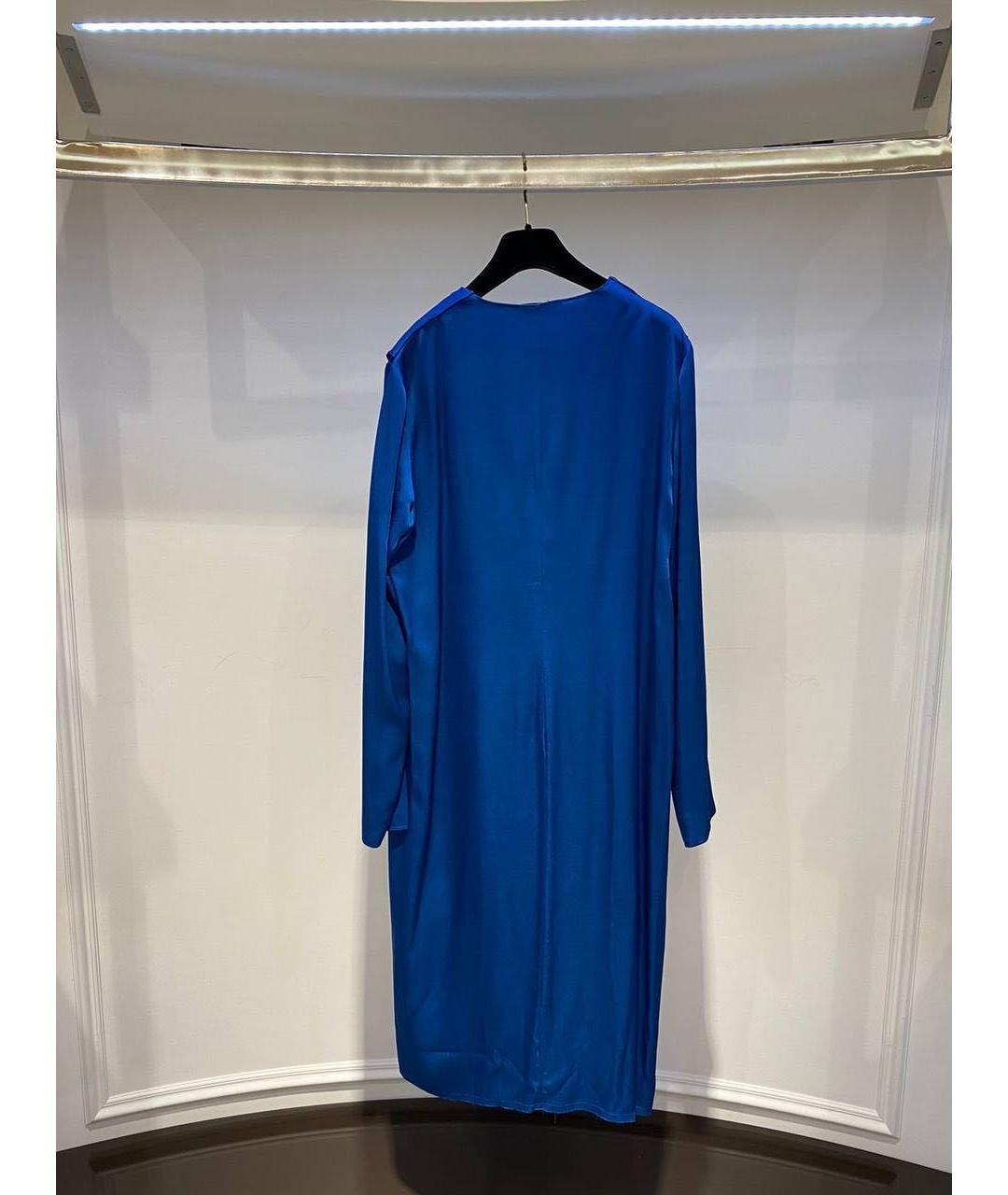 LANVIN Синее повседневное платье, фото 2