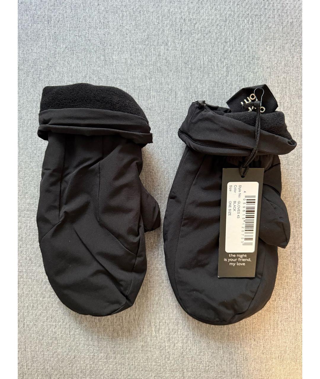 THOM KROM Черные перчатки, фото 3