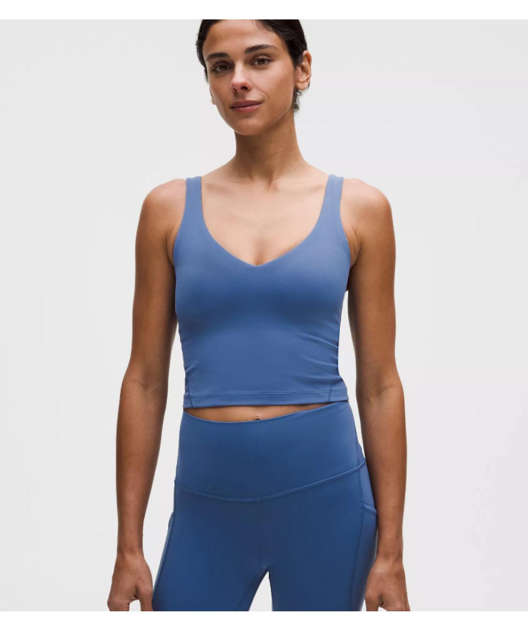 Lululemon Голубой синтетический корсет, фото 3