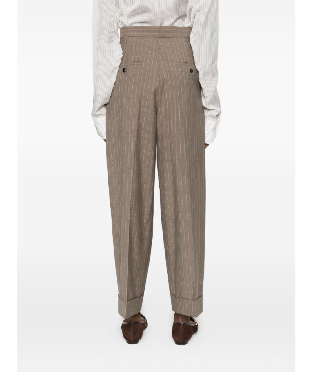 MAX MARA Шерстяные прямые брюки, фото 5