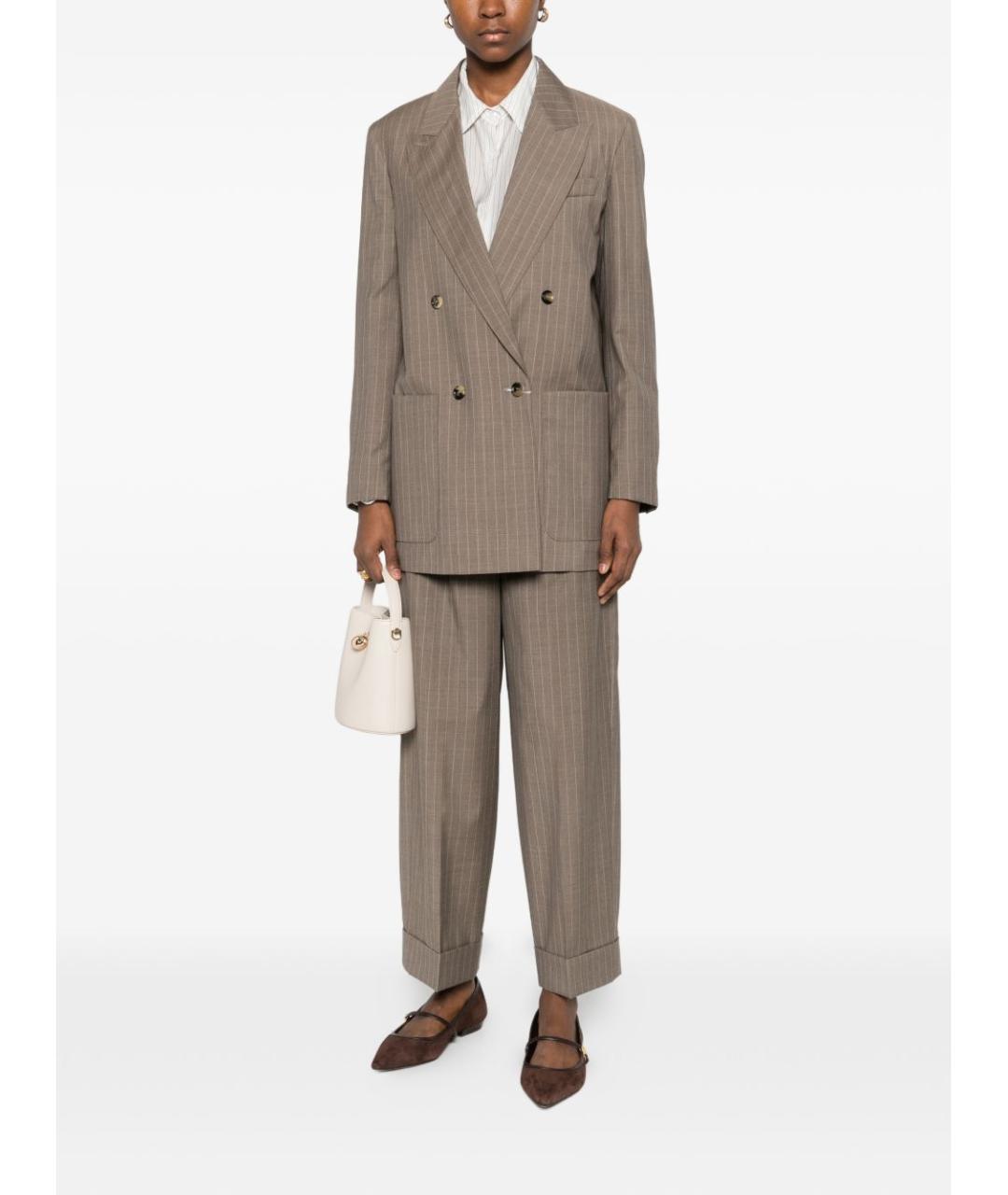 MAX MARA Шерстяные прямые брюки, фото 3