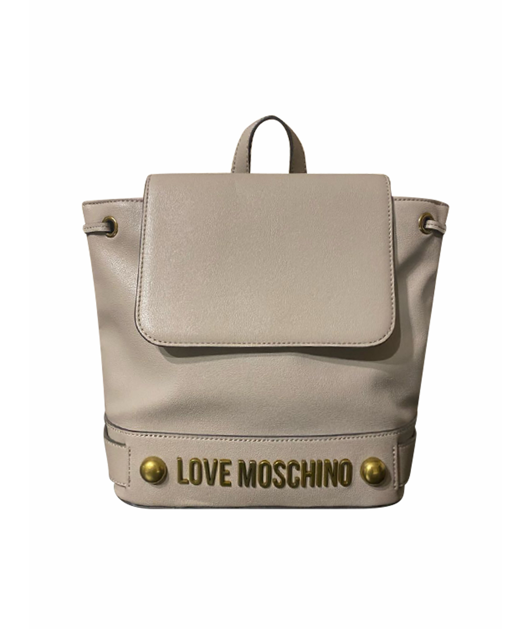 LOVE MOSCHINO Серый рюкзак из искусственной кожи, фото 1
