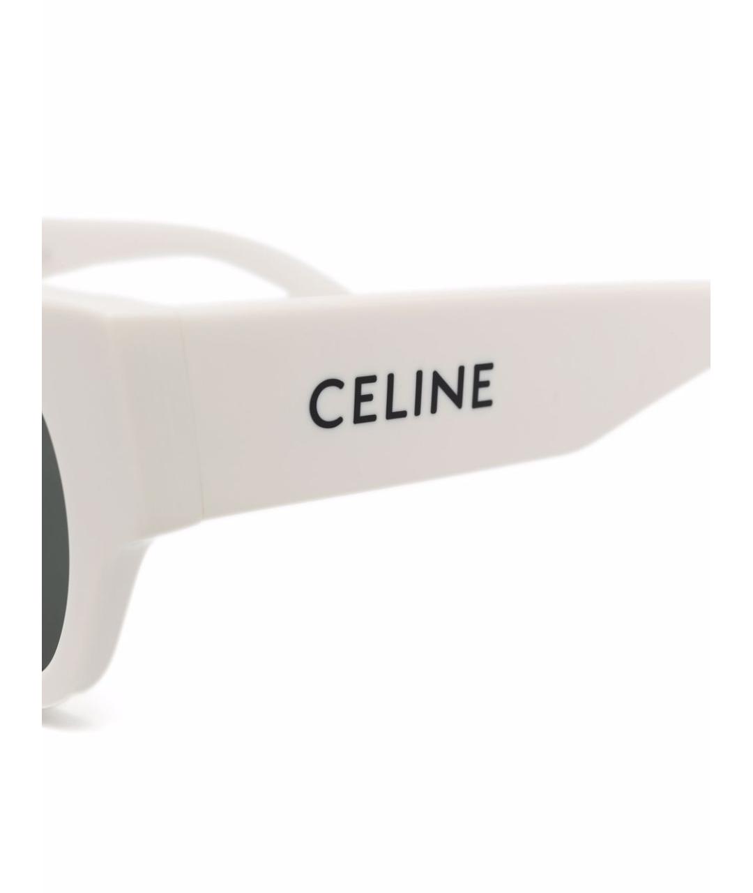 CELINE Белые солнцезащитные очки, фото 3