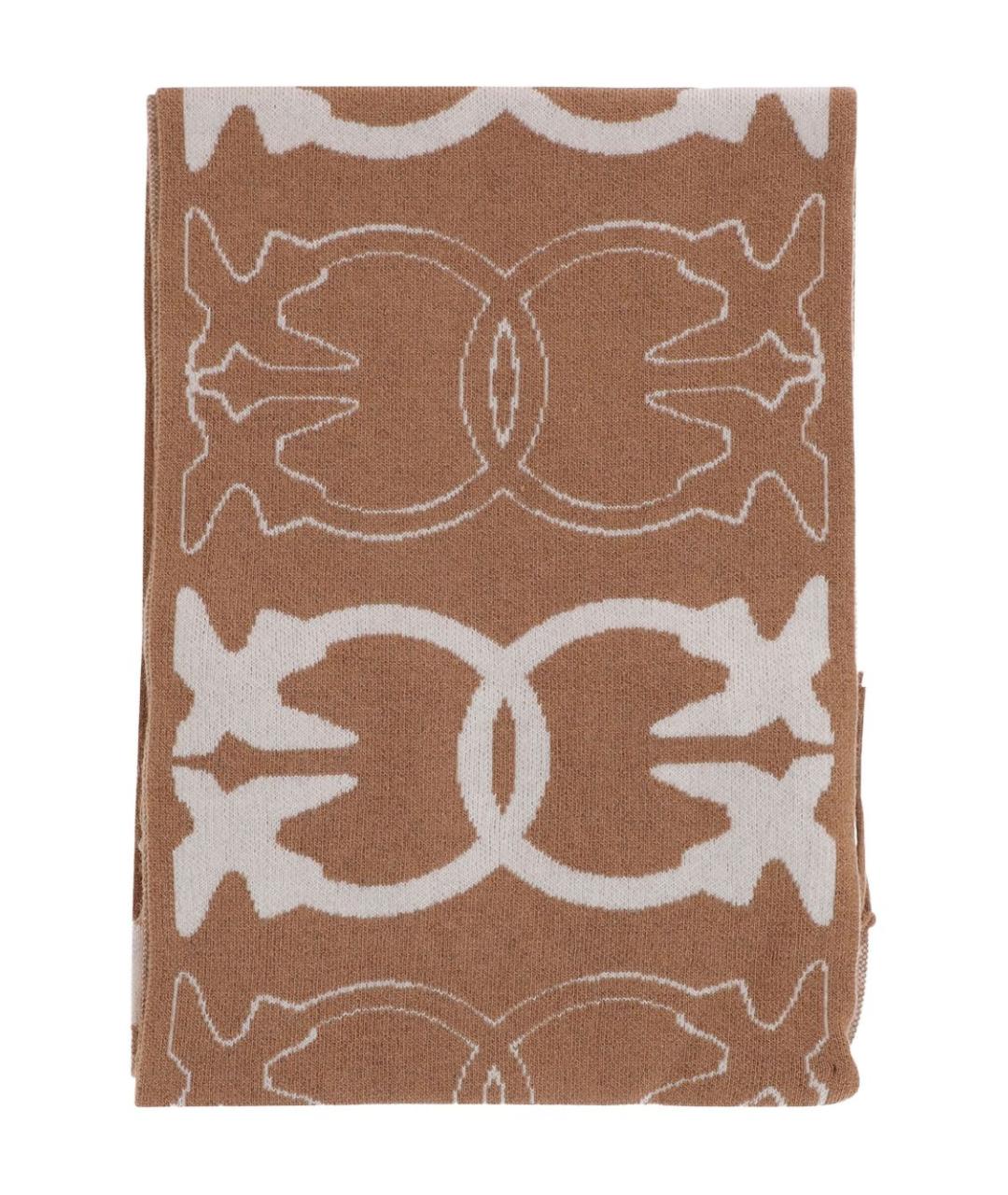 PINKO Бежевый шарф, фото 2