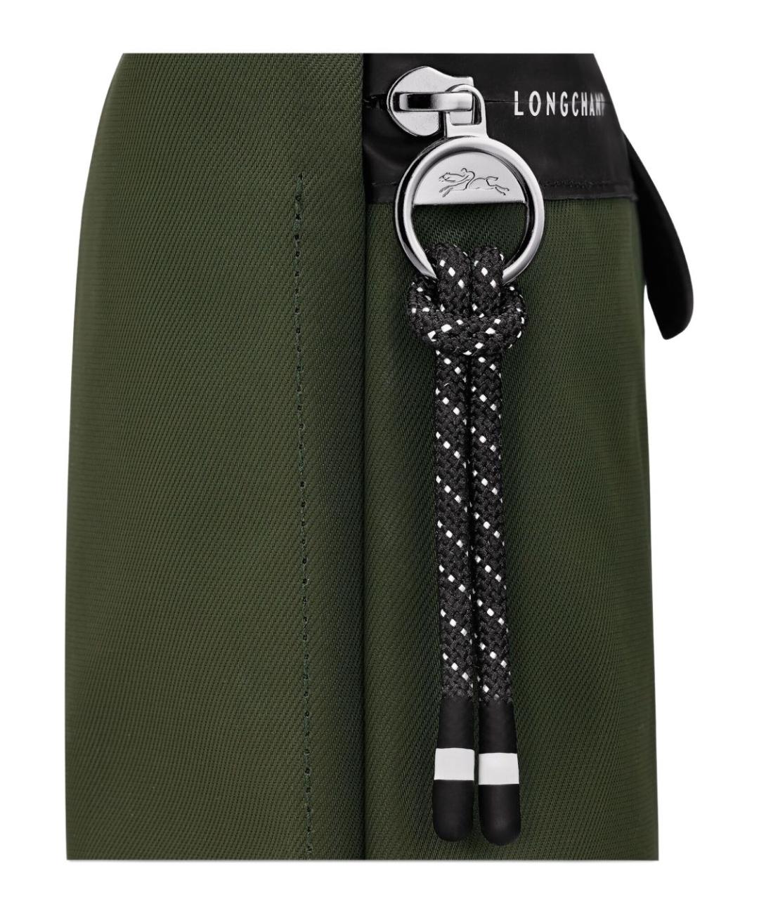 LONGCHAMP Зеленый синтетический портфель, фото 5