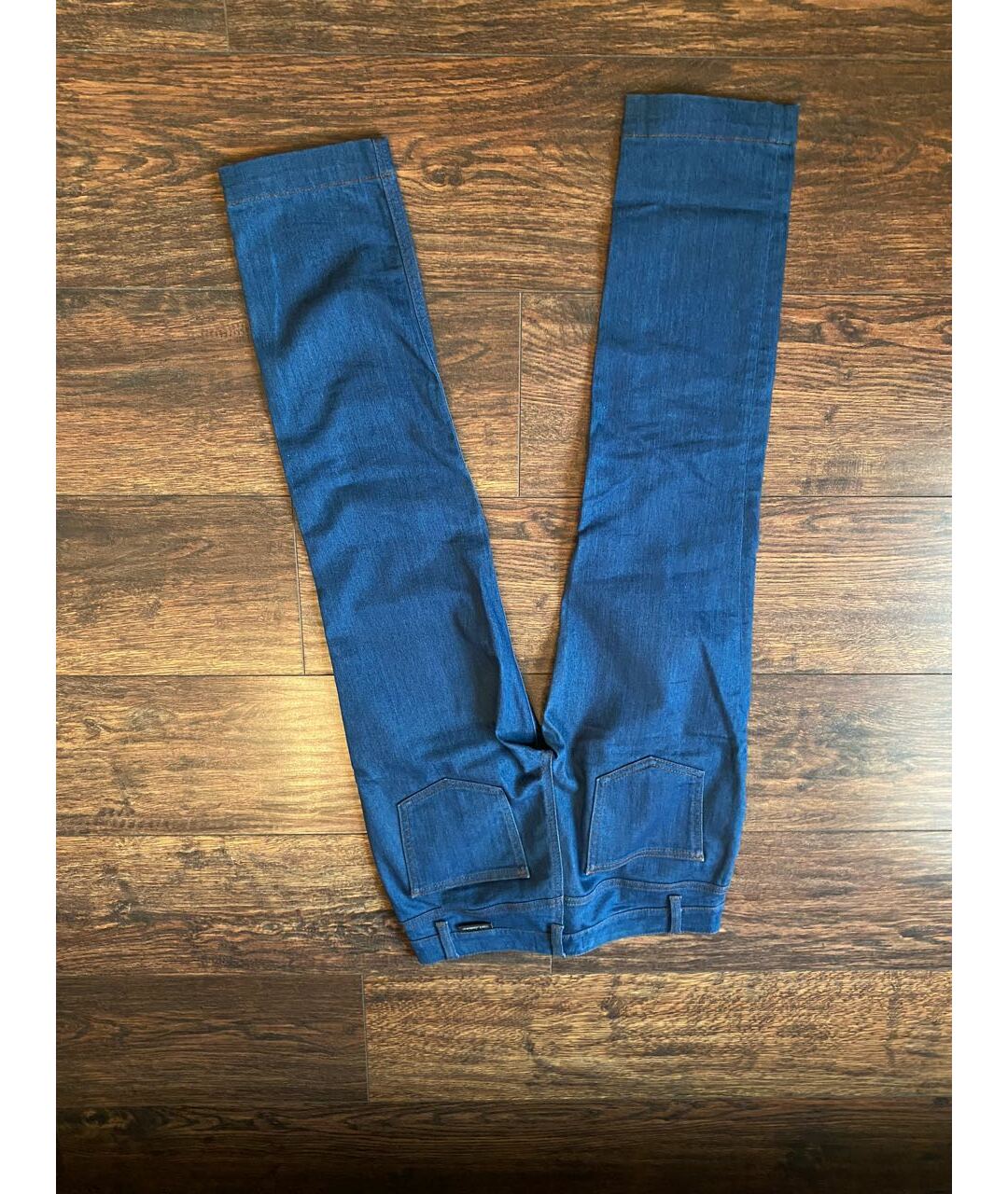 DOLCE&GABBANA Голубые прямые джинсы, фото 2