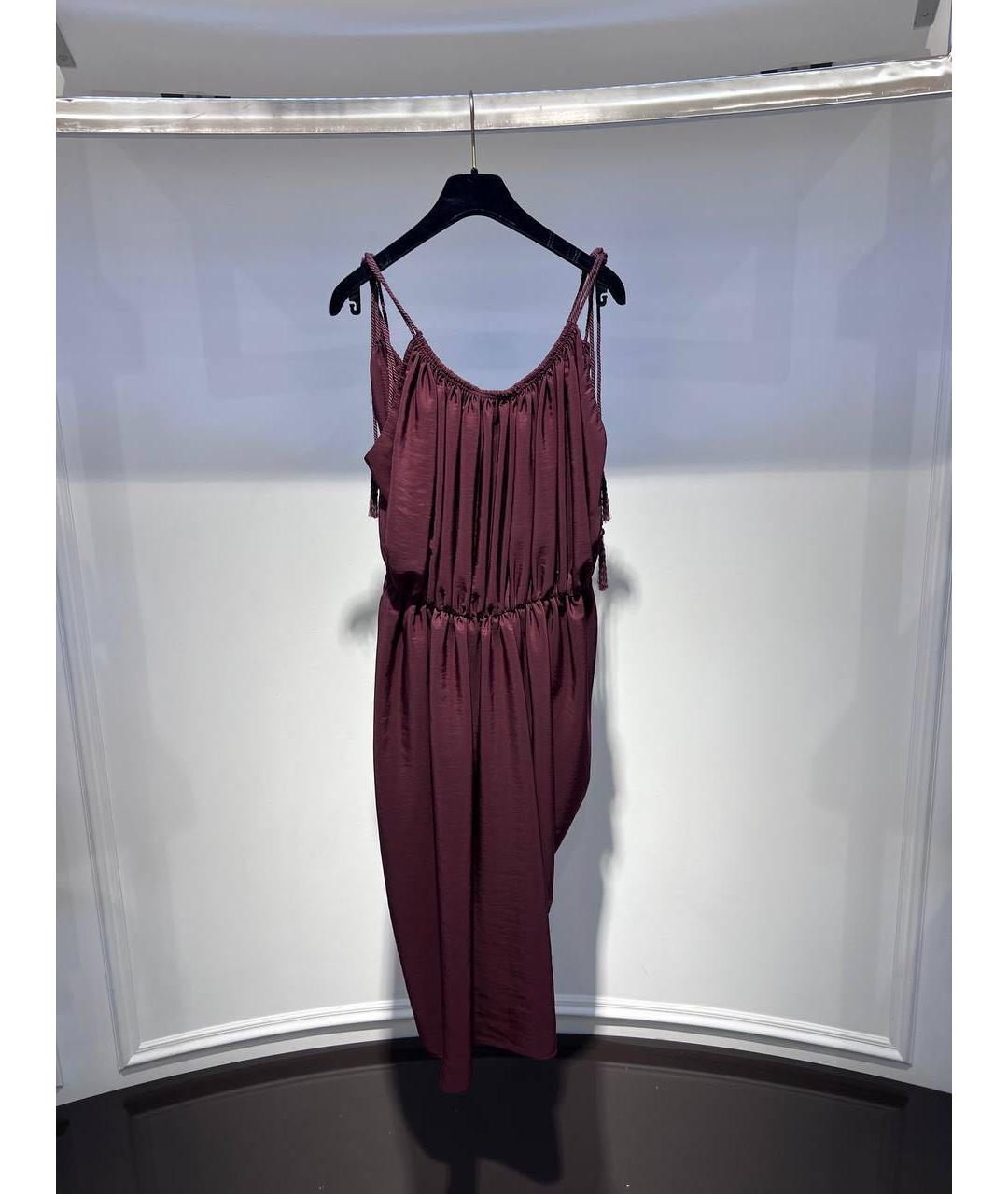 LANVIN Бордовое вечернее платье, фото 2